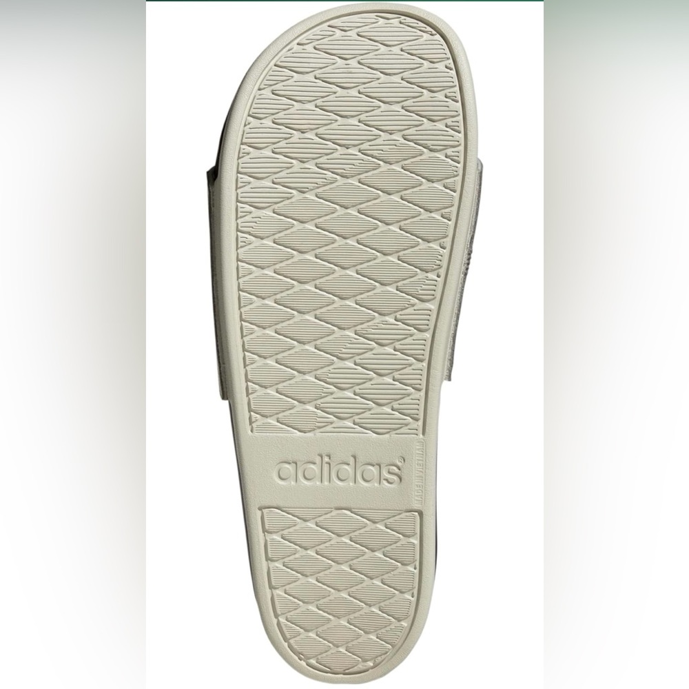 Men’s Adidas Adilette Slides Alumina / Black Size 10 NEW WITH TAGS AND BOX - Picture 6 of 15